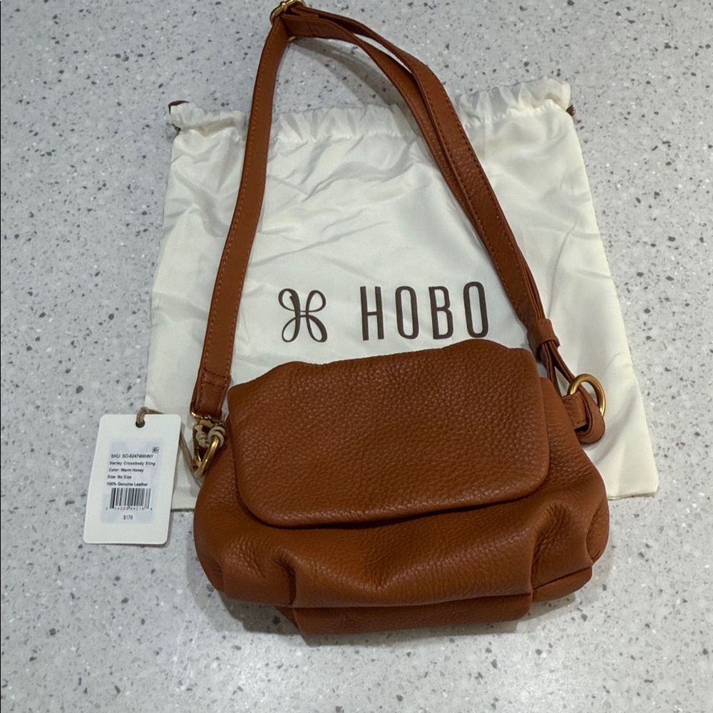 HOBO Brown Leather Hobo Bag